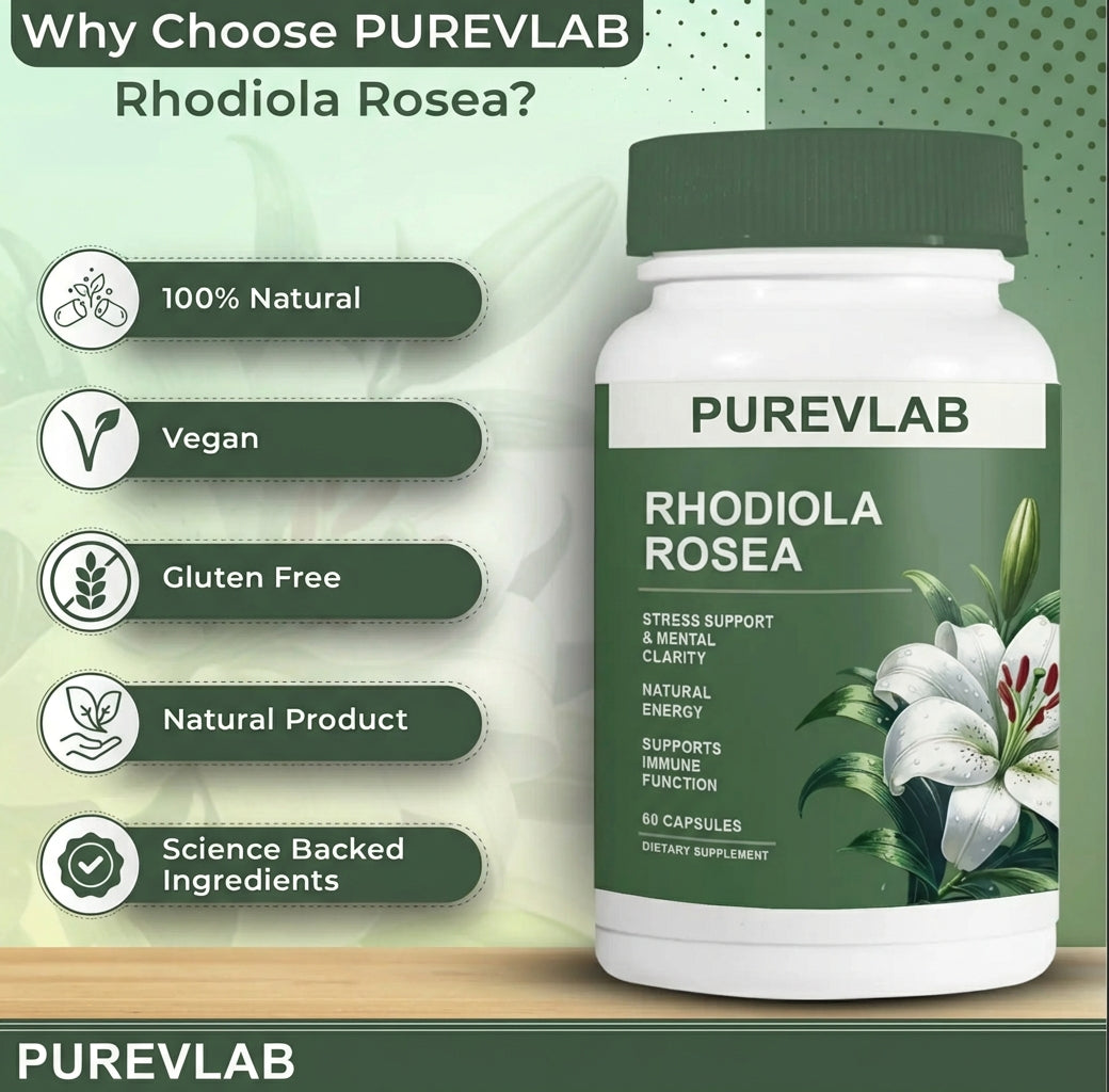 Rhodiola Rosea Extract: Focus & Resilience