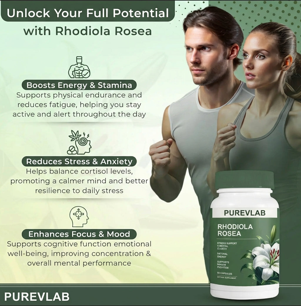 Rhodiola Rosea Extract: Focus & Resilience